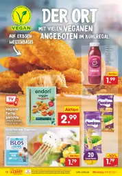 Gazetka promocyjna Netto Marken-Discount - Filial-Angebote - Gazetka - ważna od 09.07 do 09.07.2022 - strona 12 - produkty: angebot, angebote, eis, erbsen, fertiggericht, fertiggerichte, feta, Innocent, Käse, kühlregal, ndk, regal, reis, ring, smoothie, String, Ti, versandkostenfrei, ziegenkäse