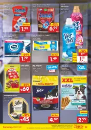 Gazetka promocyjna Netto Marken-Discount - Filial-Angebote - Gazetka - ważna od 09.07 do 09.07.2022 - strona 25 - produkty: angebot, bestpreis, beutel, eis, felix, frolic, geschirr, katzennahrung, klarspüler, küche, Küchen, küchentücher, maschinenreiniger, müllbeutel, reiniger, reis, sheba, snack, snacks, somat, swirl, Ti, tragegriff, tücher, vernel, weichspüler, zewa, ZTE