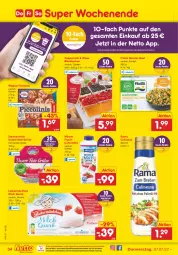 Gazetka promocyjna Netto Marken-Discount - Filial-Angebote - Gazetka - ważna od 09.07 do 09.07.2022 - strona 34 - produkty: Becher, butter, buttermilch, coppenrath, coupon, culinesse, deutschlandcard, eis, frosta, frucht, grütze, kuchen, leckermäulchen, milch, milram, ndk, piccolinis, quark, rama, Rama Culinesse, reis, Rote Grütze, sac, Soße, Ti, vanille, versandkostenfrei, wagner