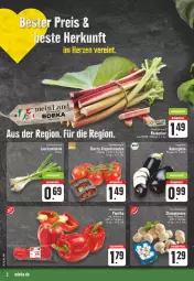 Gazetka promocyjna Edeka - Angebote der Woche - Gazetka - ważna od 20.05 do 20.05.2023 - strona 2 - produkty: aktionspreis, aubergine, auberginen, champignon, champignons, eis, gin, paprika, reis, Schal, Schale, Ti