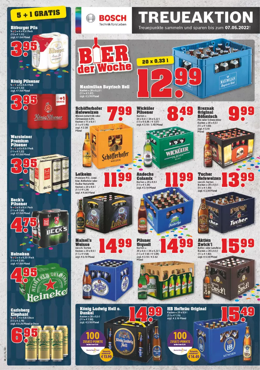 Aktueller Prospekt Trinkgut - von 21.02 bis 26.02.2022 - strona 2 - produkty: bier, bosch, carlsberg, cola, eis, elle, gin, Hefe, hefeweizen, kellerbier, könig pilsener, mais, natur, oder radler, pils, pilsener, premium pils, radler, schöfferhofer, Ti, WICK