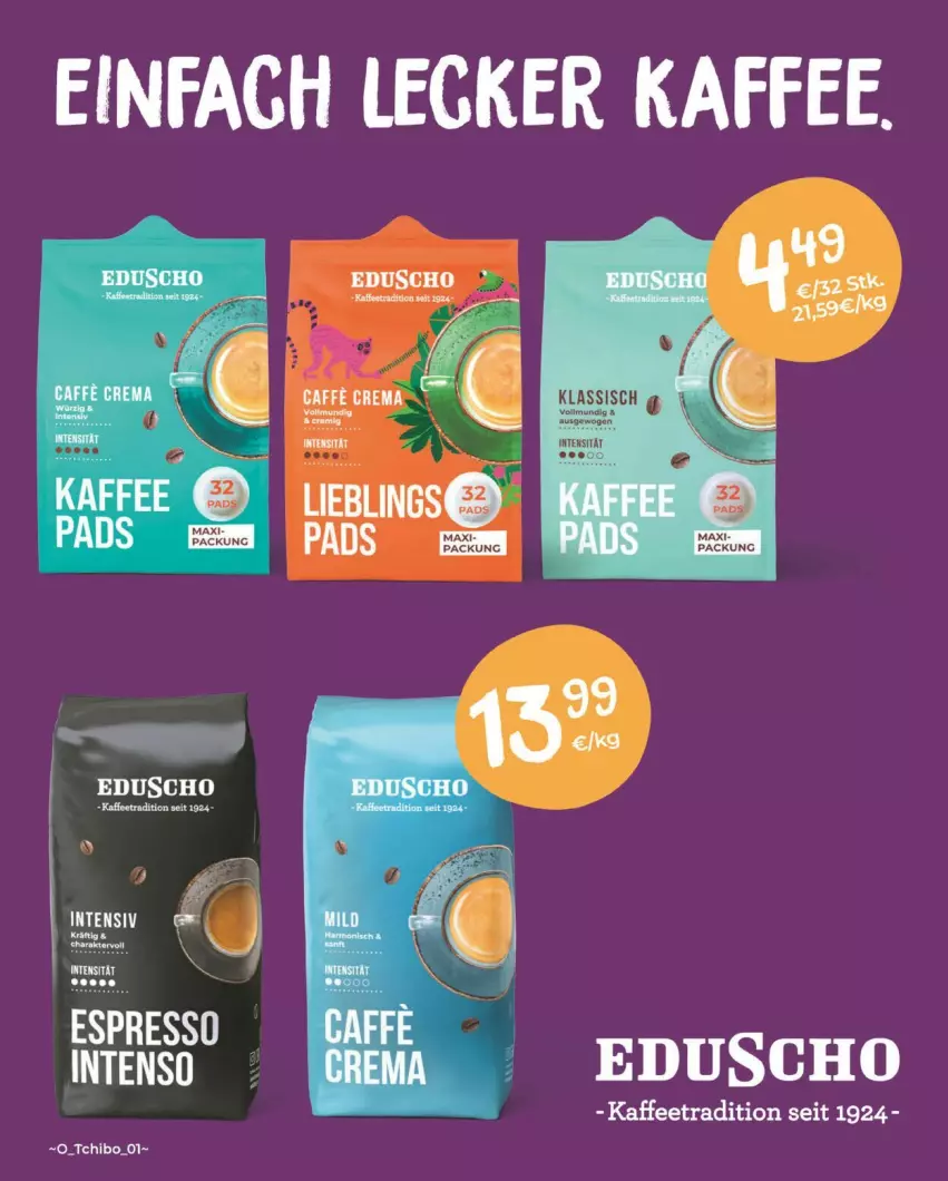 Aktueller Prospekt Edeka - Prospekte - von 29.12.2026 bis 03.01.2027 - strona 17 - produkty: eduscho, intenso, kaffee, Tchibo, Ti