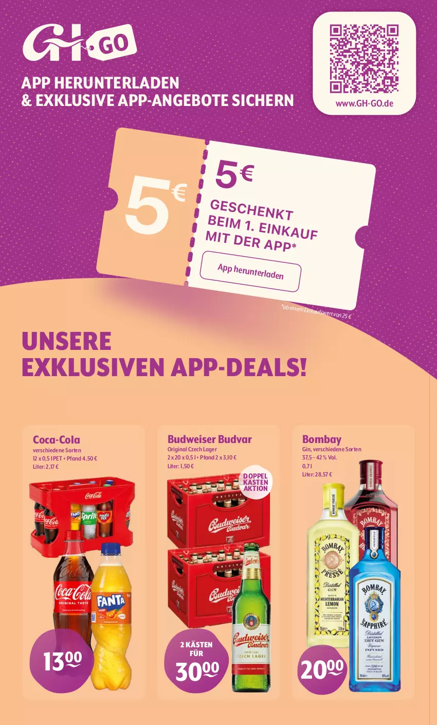 Aktueller Prospekt Getraenke Hoffmann - Prospekte - von 09.02 bis 14.02.2026 - strona 9 - produkty: angebot, angebote, budweiser, coca-cola, cola, eis, gin, Ti