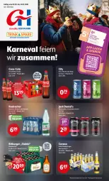 Gazetka promocyjna Getraenke Hoffmann - Prospekte - Gazetka - ważna od 14.02 do 14.02.2026 - strona 1 - produkty: bitburger, burger, coca-cola, cola, corona, corona extra, ecco, eier, eis, flasche, hugo, jack daniel, Jack Daniel’s, natur, pils, premium pils, reis, rel, rosato, Ti, whiskey