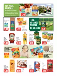 Gazetka promocyjna Feneberg - Prospekte - Gazetka - ważna od 29.04 do 29.04.2023 - strona 9 - produkty: angebot, apfel, apfelmus, bernbacher, beutel, bio, bonduelle, bonduelle goldmais, brezel, Brühe, buch, discount, eier, eiernudeln, elle, ente, erdnüsse, flasche, Goldmais, gurke, gurken, Hefe, heinz, hengstenberg, huober, keimöl, keks, ketchup, Kinder, kinder country, lebensmittel, leibniz, mais, mazola, mikado, natur, nudel, nudeln, nuss, riegel, schoko, schokoriegel, Ti