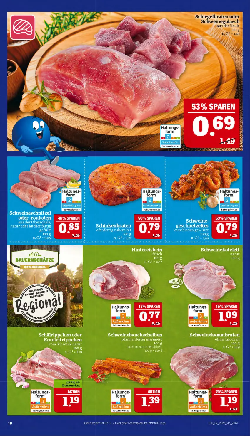 Aktueller Prospekt Marktkauf - Prospekt - von 05.01 bis 11.01.2025 - strona 10 - produkty: ball, braten, eis, gulasch, reis, schwein, schweine, schweinegulasch, spee, Ti, wein, weine, ZTE