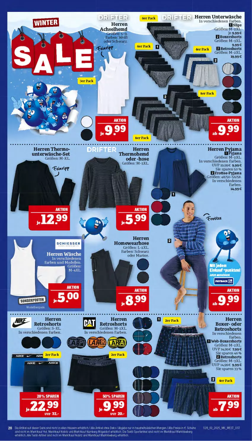 Aktueller Prospekt Marktkauf - Prospekt - von 05.01 bis 11.01.2025 - strona 28 - produkty: achselhemd, Bebe, dell, eis, elle, ente, hemd, hose, LG, Mode, Pyjama, reis, retroshorts, shorts, slip, slips, Sport, tee, Ti, Unterwäsche