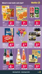 Gazetka promocyjna Netto - Woche 38 - Gazetka - ważna od 23.09 do 23.09.2023 - strona 9 - produkty: Bad, bowle, burger, dallmayr, dornfelder, fertiggericht, flasche, Gläser, kaffee, kaffee-pads, katlenburger, kitkat, maggi, maggi fix, Mirácoli, mühlhäuser, nestlé, Paw Patrol, pflaume, pflaumen, pflaumenmus, ring, salz, smarties, spaghetti, Ti