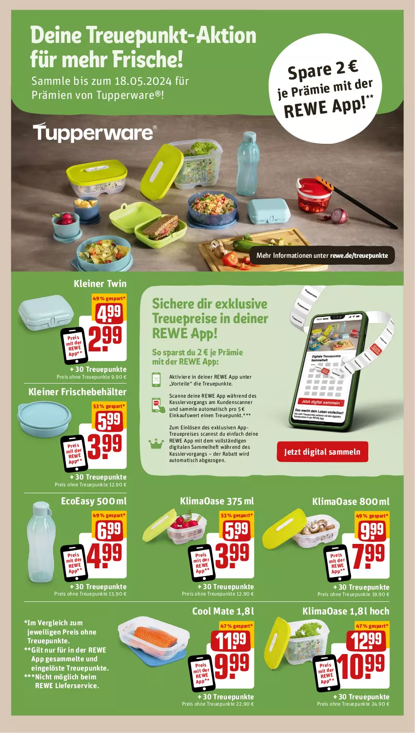 Aktueller Prospekt Rewe - Prospekte - von 04.03 bis 09.03.2024 - strona 17 - produkty: auto, Behälter, eis, leine, lieferservice, reis, Scanner, Ti, tisch, Tupperware