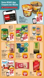 Gazetka promocyjna Rewe - Prospekte - Gazetka - ważna od 09.03 do 09.03.2024 - strona 14 - produkty: Becher, bohne, bohnen, bohnenkaffee, Brei, burger, Burger Sauce, coupon, coupons, creme, croutons, dallmayr, Dr. Oetker, duplo, eis, gemahlener bohnenkaffee, gewürz, Gewürzgurke, gewürzgurken, gurke, gurken, hengstenberg, kaffee, kartoffel, kartoffelbrei, Kinder, kinder riegel, kitkat, knorr, lindor, lindt, maggi, Meßmer, milch, mit röstzwiebeln, nestlé, nudel, nudeln, Paradies Creme, pfeffer, pudding, reis, riegel, röstzwiebeln, salat, sauce, schoko, schokolade, tee, terrine, Ti, vanille, ZTE, zwiebel, zwiebeln