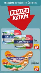 Gazetka promocyjna Rewe - Prospekte - Gazetka - ważna od 09.03 do 09.03.2024 - strona 2 - produkty: arla, Becher, eis, fleisch, fleischwurst, Geflügel, Geflügel-Fleischwurst, gutfried, Kærgården, wurst