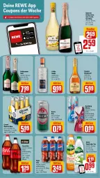 Gazetka promocyjna Rewe - Prospekte - Gazetka - ważna od 09.03 do 09.03.2024 - strona 9 - produkty: brillant sekt, chantré, coca-cola, cola, corona, coupon, coupons, eis, frucht, geldermann, karlsberg, karlsberg mixery, Mixer, mixery, pepsi, Pepsi Cola, pils, reis, sekt, söhnlein, söhnlein brillant, tee, Ti, vodka, volvic, wein, weinbrand