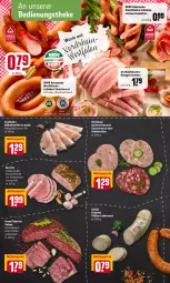 Gazetka promocyjna Rewe - Prospekte - Gazetka - ważna od 13.03 do 13.03.2022 - strona 6 - produkty: aktionspreis, eis, filet, fleisch, fleischwurst, gin, hausmarke, knoblauch, kochschinken, kräuter, kräutern, leberwurst, Mantel, Mett, mettwurst, mit knoblauch, mit oder ohne knoblauch, oder kräuter, pfeffer, pilze, reis, rewe hausmarke, Rotwurst, salami, schinken, steinhaus, Steinpilze, Ti, wurst