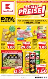 Gazetka promocyjna Kaufland - Extra-Angebote - Gazetka - ważna od 27.09 do 27.09.2023 - strona 1 - produkty: angebot, angebote, beutel, bier, bsf, chips, eis, filet, fleisch, früchte, Früchtetee, Kalbfleisch, kräuter, lack, Lacke, latte, medaillons, pringles, ring, tee, teekanne, Ti, zitrone, zitronen, ZTE