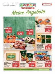 Gazetka promocyjna Feneberg - Prospekte - Gazetka - ważna od 18.02 do 18.02.2023 - strona 1 - produkty: angebot, angebote, aperol, beutel, bohne, bohnen, butter, chips, chipsfrisch, eis, elle, fisch, fischstäbchen, flasche, frucht, Funny Frisch, gin, iglo, irische butter, jacobs, jacobs krönung, kaffee, kerrygold, lebensmittel, mandarine, mandarinen, mit frucht, reis, Ti, Weißwurst, wurst, ZTE