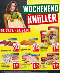 Gazetka promocyjna Edeka - Prospekte - Gazetka - ważna od 24.08 do 24.08.2024 - strona 26 - produkty: baguette, beutel, Bistro Baguette, bratwurst, chili, coppenrath, eis, fleisch, Goldstücke, grobe bratwurst, Kalbfleisch, mit kalbfleisch, pute, schinken, schwein, schweine, schweinerücken, steak, steaks, Ti, wein, weine, wurst