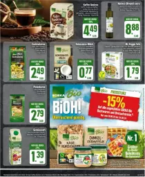 Gazetka promocyjna Edeka - Prospekte - Gazetka - ważna od 24.08 do 24.08.2024 - strona 9 - produkty: beutel, bio, Cashew, cashewkerne, deka, eier, eis, flasche, kaffee, kokos, kokosnuss, LG, mandel, milch, natives olivenöl, natur, nuss, olive, oliven, olivenöl, olivenöl extra, pinienkerne, reis, saft, sesam, tee, Ti, Tofu, trolli, veggie, ZTE