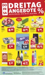 Gazetka promocyjna Combi - Prospekte - Gazetka - ważna od 26.10 do 26.10.2024 - strona 24 - produkty: aeg, angebot, angebote, auer, Bad, Becher, Berger, bohne, bohnen, caffè crema, drucker, eier, eis, elle, Engel, erde, felix, fisch, fische, Fischer, flasche, géramont, gulasch, gurke, gurken, Käse, kerze, lavazza, milka, milka schokolade, papier, rama, Rauch, reis, rind, ring, salz, schinken, schoko, schokolade, schwein, schwein und rind, Spezi, teller, Ti, tisch, urvater, vom schwein und rind, weichkäse, wein, wodka, ZTE