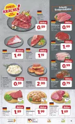 Gazetka promocyjna Combi - Prospekte - Gazetka - ważna od 26.10 do 26.10.2024 - strona 5 - produkty: braten, dell, dressing, elle, frikadellen, gewürz, gyros, Hähnchengyros, Hähnchenschnitzel, hüftsteak, Kraut, möhren, Nackensteak, natur, pfanne, pfannen, pute, putenschnitzel, rind, rinder, rinderbraten, saft, schnitten, schnitzel, schwein, schweine, schweinerücken, spareribs, Spezi, steak, tafelspitz, Ti, wein, weine, zwiebel, zwiebeln