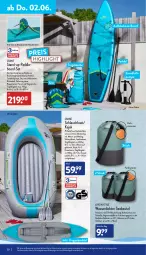 Gazetka promocyjna Aldi Nord - Aldi-Vorschau - Gazetka - ważna od 04.06 do 04.06.2022 - strona 20 - produkty: beutel, dell, eis, elle, ente, gin, Kajak, leine, Mode, reis, Ria, salz, schlauch, Tasche, Ti, tragetasche, wasser, ZTE