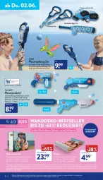 Gazetka promocyjna Aldi Nord - Aldi-Vorschau - Gazetka - ważna od 04.06 do 04.06.2022 - strona 22 - produkty: aldi, angebot, ball, eis, elle, gin, gutschein, korb, ndk, papier, reis, ring, Spiele, spielzeug, Ti, Wanddeko, wasser, wasserpistole, ZTE