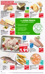 Gazetka promocyjna Kaufland - Gazetka - ważna od 21.09 do 21.09.2022 - strona 18 - produkty: aioli, angebot, bier, bio, braten, creme, eis, elle, Faktu, filet, frischkäse, früchte, früchten, garnelen, grill, Jura, kabeljaufilet, Käse, kräuter, kräutern, lachs, LG, mac, Mantel, milch, Morbier, riesengarnelen, sahne, Saibling, Schärdinger, schnittkäse, Spezi, Ti, Tilapia, tisch, ZTE