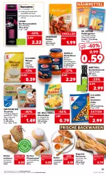 Gazetka promocyjna Kaufland - Gazetka - ważna od 21.09 do 21.09.2022 - strona 23 - produkty: angebot, angebote, backwaren, baguette, barilla, Berger, berliner, beutel, bio, bolognese, brötchen, butter, Croissant, Datteln, dinkelbrötchen, dinkelmehl, Dr. Oetker, eis, ente, fisch, frische backwaren, frucht, in olivenöl, kartoffel, Kartoffelknödel, Knödel, kuchen, Kürbis, Kürbiskernöl, mac, maggi, mandel, mehl, mit frucht, Ofen, olive, oliven, olivenöl, pasta, pasta-sauce, Pfannkuchen, pudding, reis, reiss, ricotta, sahne, salat, salate, sauce, seeberger, Spezi, studentenfutter, thunfisch, Ti, type 405, vanille, weizenmehl