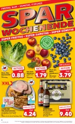 Gazetka promocyjna Kaufland - Gazetka - ważna od 21.09 do 21.09.2022 - strona 6 - produkty: alkohol, angebot, beere, beeren, braten, eis, fleisch, heidelbeere, heidelbeeren, Nektar, nektarinen, pils, pilsener, premium pils, purland, Romanasalat, saft, salat, Schal, Schale, schinken, schinkenbraten, schwein, steiner, Ti, warsteiner, wein, ZTE