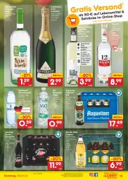 Gazetka promocyjna Netto Marken-Discount - Filial-Angebote - Gazetka - ważna od 29.04 do 29.04.2023 - strona 19 - produkty: Alwa, angebot, bestpreis, bier, burgunder, eis, elle, fisch, fleisch, Geflügel, getränk, gin, Lagerbier, lebensmittel, likör, mineralwasser, Mineralwasser Medium, Mio Mio, natur, ouzo, ouzo 12, reis, rel, riesling, schorle, sekt, Spreequell, Ti, wasser, wein, weinschorle, Weißwein, ZTE