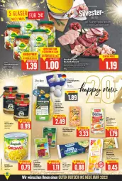 Gazetka promocyjna E Center - Angebote der Woche - Gazetka - ważna od 01.01 do 01.01.2022 - strona 4 - produkty: auer, bacon, baguette, bonduelle, champignon, champignons, deka, eis, elle, fleisch, Fondue, Frühstücksspeck, Goldmais, Hähnchenfleisch, herta, kartoffel, kartoffeln, Käse, Konserven, küche, Küchen, Le Rustique, mais, natur, nuss, rind, sauce, Schal, Schale, schamel, schinken, schnitten, schwein, schweine, senf, Speck, tee, Ti, wein, weine