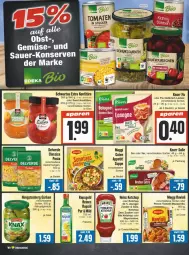 Gazetka promocyjna Edeka - Prospekte - Gazetka - ważna od 07.09 do 07.09.2024 - strona 10 - produkty: auer, beutel, bio, deka, eier, erde, flasche, gurke, gurken, heinz, hengstenberg, Hengstenberg Gurken, ketchup, knorr, knorr fix, konfitüre, Konserven, lebensmittel, maggi, mayonnaise, mozzarella, pasta, penne, ravioli, rel, salz, Schwartau, Soße, Ti, tomate, Yo, zucker