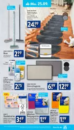 Gazetka promocyjna Aldi Nord - Von Montag - Gazetka - ważna od 30.09 do 30.09.2023 - strona 11 - produkty: auto, Duftspray, gin, haushaltstücher, lufterfrischer, mikrofaser, Optiwisch, reifen, Reinigung, reinigungstücher, Ria, schmutzfangmatte, schwamm, Stufenmatten, Ti, tuc, tücher, ZTE