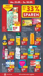 Gazetka promocyjna Aldi Nord - Von Montag - Gazetka - ważna od 30.09 do 30.09.2023 - strona 8 - produkty: aldi, Alwa, angebot, angebote, carefree, colgate, creme, Discreet, eis, eistee, elle, flasche, frucht, früchte, fruchtsaft, gerolsteine, gerolsteiner, gin, Hohes C, kräuter, LG, listerine, mineralwasser, mundspülung, orangina, reis, saft, slip, slipeinlagen, smirnoff, smoothie, spülung, steiner, tee, teekanne, teller, Ti, true fruits, vodka, wasser, zahncreme, zucker