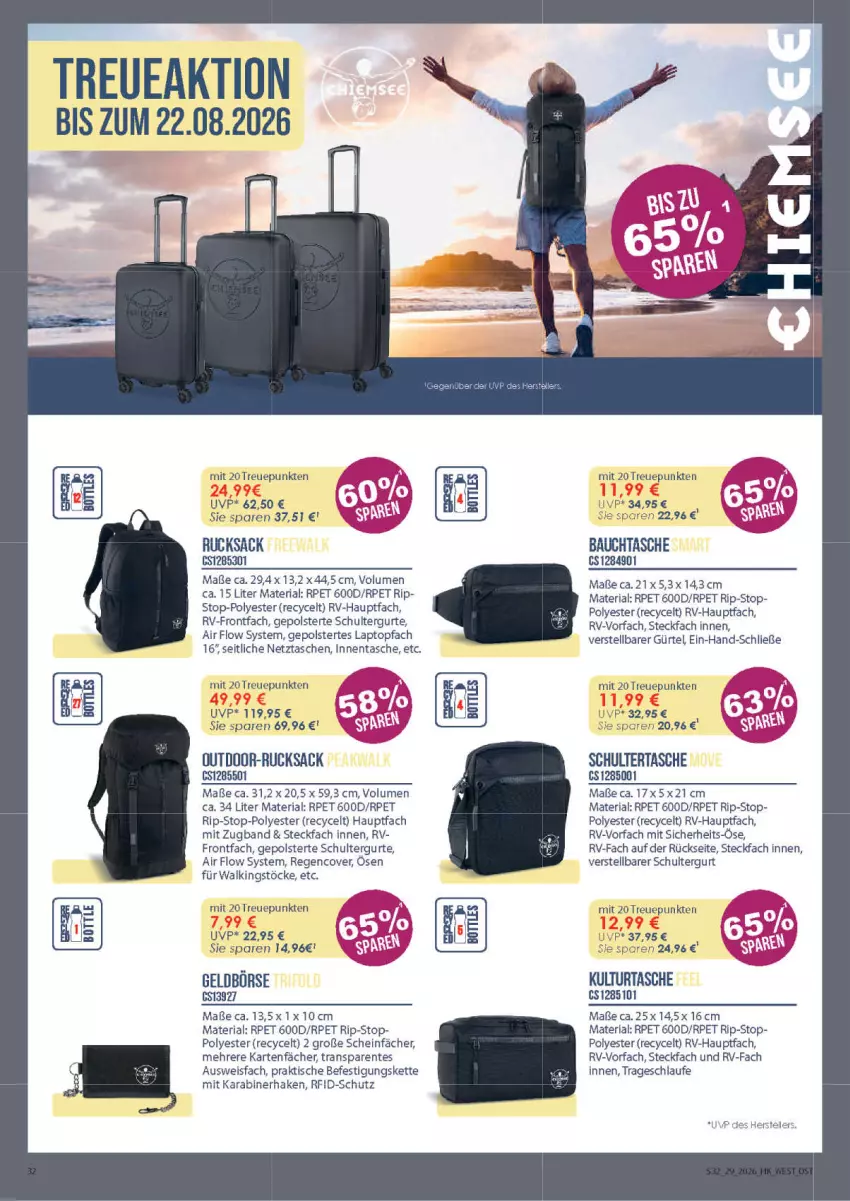 Aktueller Prospekt Marktkauf - Prospekt - von 12.07 bis 18.07.2026 - strona 32 - produkty: Bau, eis, ente, Geldbörse, Kette, Laptop, Ria, rucksack, sac, schultergurt, Schultertasche, Tasche, taschen, Ti, tisch, topf