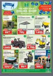 Gazetka promocyjna Marktkauf - Prospekt - Gazetka - ważna od 18.07 do 18.07.2026 - strona 33 - produkty: adapter, angebot, angebote, Brei, eis, Elektro, elle, fenster, Filterbälle, Holz, Liege, ndk, pool, rasen, Rasentraktor, reis, Ria, schlauch, schläuche, senf, Sport, tee, telefon, Terrassenüberdachung, Ti, timer, uv-schutz, Zelt