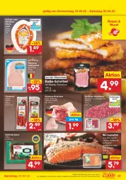 Gazetka promocyjna Netto Marken-Discount - Filial-Angebote - Gazetka - ważna od 02.04 do 02.04.2022 - strona 33 - produkty: angebot, aqua, axe, bio, Cabanossi, eis, filet, fleisch, fleischwurst, Geflügel, hackfleisch, Hähnchenfleisch, Haxe, lachs, lachsfilet, pastete, rind, rinder, rwe, Schal, Schale, schnitzel, schwein, schweine, Speck, südtiroler, Ti, tisch, wein, weine, wiener, wurst, ZTE