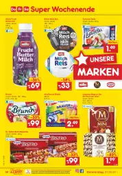 Gazetka promocyjna Netto Marken-Discount - Filial-Angebote - Gazetka - ważna od 02.04 do 02.04.2022 - strona 34 - produkty: baguette, baguettes, Bistro Baguette, brause, butter, buttermilch, Dr. Oetker, eis, frucht, langnese, magnum, milch, Müller, ndk, reis, rel, stieleis, Ti, versandkostenfrei, zott, zottarella