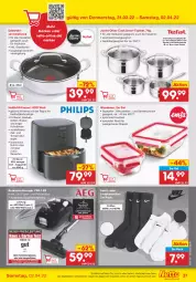 Gazetka promocyjna Netto Marken-Discount - Filial-Angebote - Gazetka - ważna od 02.04 do 02.04.2022 - strona 37 - produkty: angebot, backofen, bodenstaubsauger, braten, decke, Deckel, edelstahl, eis, elle, fritteuse, gefrierschrank, Glasdeckel, grill, Heißluftfritteuse, herdarten, kraft, LG, mikrowelle, Ofen, olive, pfanne, rezept, rezepte, Schrank, sneaker, sneakersocken, socken, Spezi, Sport, spülmaschinen, staubsauger, stielkasserolle, Ti, Tiere, topf, Topfset, ZTE