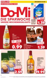 Gazetka promocyjna Kaufland - Extra-Angebote - Gazetka - ważna od 16.08 do 16.08.2023 - strona 2 - produkty: angebot, apfel, apfelsaft, beutel, blended scotch, blended scotch whisky, Cap, cappuccino, cin, Dickmann's, direktsaft, eis, hirtenkäse, honig, jacobs, Käse, milch, natur, regal, saft, schoko, schokolade, scotch, scotch whisky, storck, Ti, whisky, ZTE