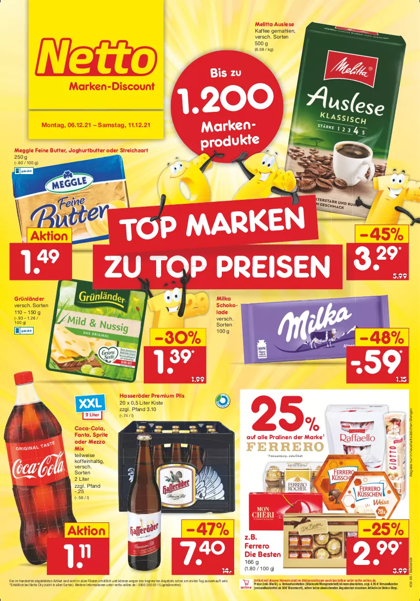 Aktueller Prospekt Netto Marken-Discount - Filial Angebote - von 06.12 bis 11.12.2021 - strona 1