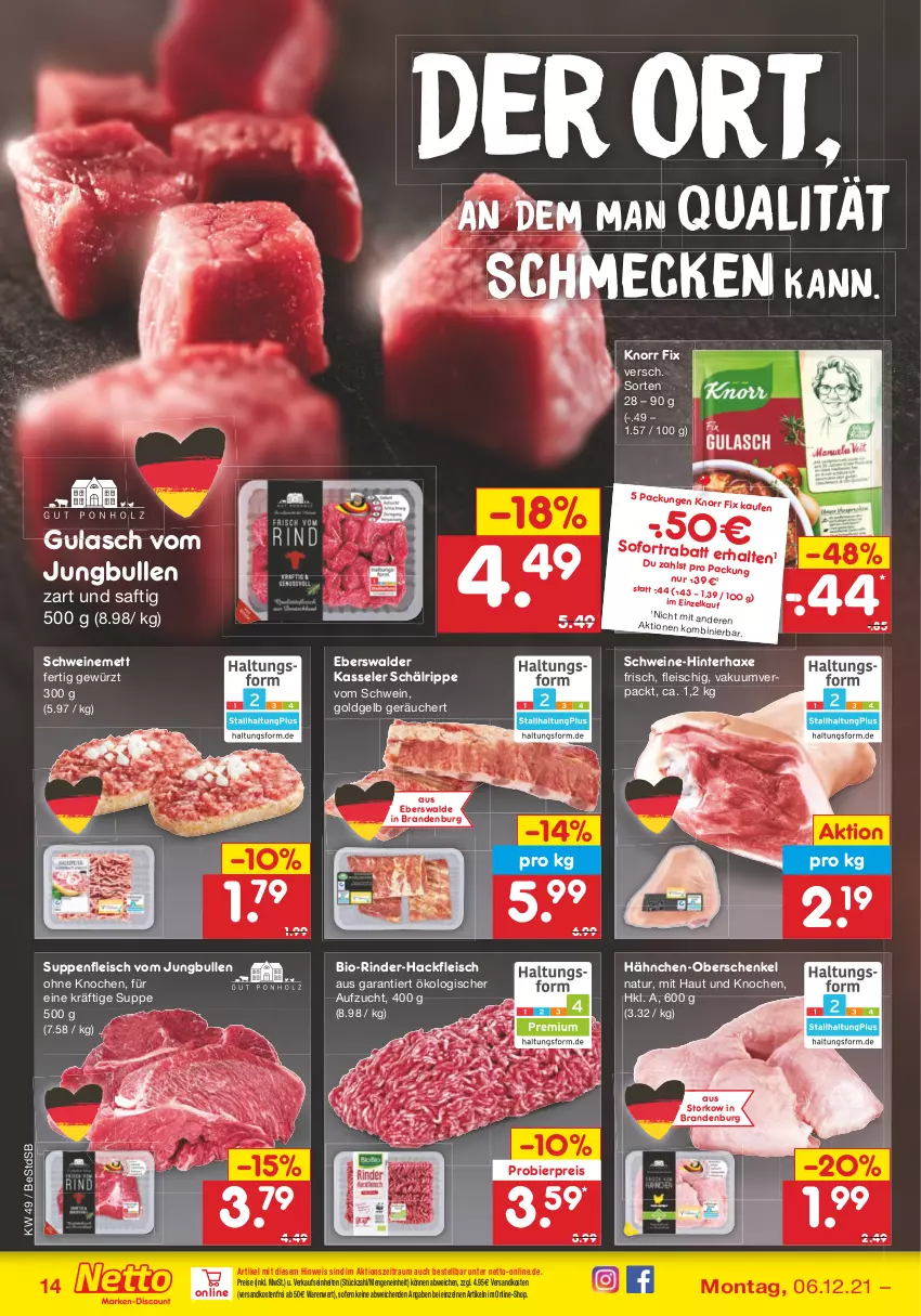 Aktueller Prospekt Netto Marken-Discount - Filial Angebote - von 06.12 bis 11.12.2021 - strona 16