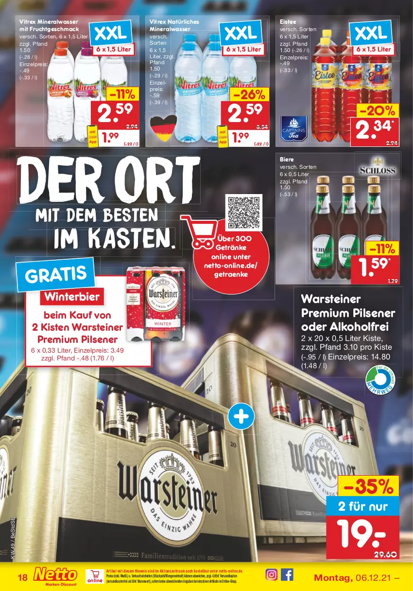 Aktueller Prospekt Netto Marken-Discount - Filial Angebote - von 06.12 bis 11.12.2021 - strona 20