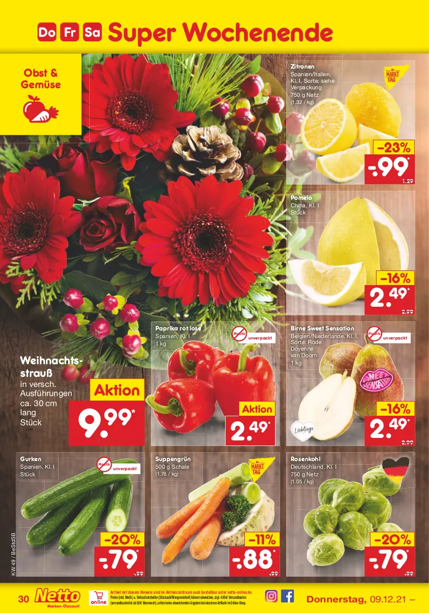 Aktueller Prospekt Netto Marken-Discount - Filial Angebote - von 06.12 bis 11.12.2021 - strona 32