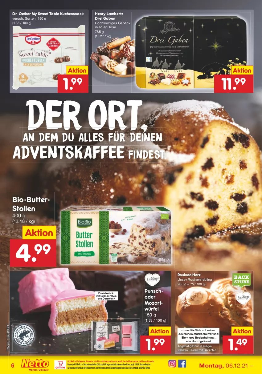 Aktueller Prospekt Netto Marken-Discount - Filial Angebote - von 06.12 bis 11.12.2021 - strona 8