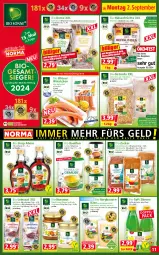 Gazetka promocyjna Norma - Norma - Gazetka - ważna od 09.09 do 09.09.2024 - strona 11 - produkty: almkäse, auer, Bau, Bauer, beutel, bio, blume, blumen, Blüte, braun, Brei, buch, bulgur, Cashew, elle, erbsen, flasche, früchte, hafer, Holz, hülsenfrüchte, Käse, kichererbsen, kokos, kräuter, kühlregal, Kürbis, kürbiskerne, LG, linsen, mandel, milch, nuss, quinoa, regal, rind, rohrzucker, Rote Linsen, saft, senf, sesam, sirup, sonnenblume, sonnenblumen, Sonnenblumenkerne, Ti, trolli, wiener, wiener würstchen, würstchen, zitrone, zucker
