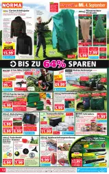 Gazetka promocyjna Norma - Norma - Gazetka - ważna od 09.09 do 09.09.2024 - strona 12 - produkty: abdeckplane, akku, asti, auto, Bank, Bebe, Behälter, Brennholz, bürste, bürsten, deka, eier, eis, Elektro, elle, Garten, gin, gsw, Holz, insektenschutz, Jacke, Kette, kraft, lack, ladekabel, Lampe, latte, leine, messer, Motorsense, ndk, olive, passend für alle, pflanze, pflanzen, powerbank, reis, Ria, rind, ring, rwe, sac, säge, schrauben, sekt, Sport, Tasche, taschen, taschenlampe, Ti, tisch, tragegriff, usb, werkzeug, Windschutz, ZTE