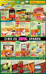 Gazetka promocyjna Norma - Norma - Gazetka - ważna od 09.09 do 09.09.2024 - strona 7 - produkty: apfel, beere, Blüte, bockwurst, burger, cassis, cocktail, eier, eintopf, eintöpfe, eis, eisbergsalat, erbsen, erdbeere, flasche, frucht, Garten, gin, grana, granatapfel, gurke, gurken, karotten, Käse, kokos, kuchen, Kuchenschnitte, kühlregal, mandarine, mandel, natur, paprika, pfeffer, pflaume, pflaumen, radieschen, Rana, regal, reis, ring, sac, salami, salat, salz, sandwich, schinken, schinkenspeck, schmand, schnitten, Speck, spülmittel, Ti, tiefpreis, tomate, tomaten, topf, wurst, zucker