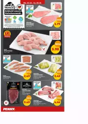Gazetka promocyjna Penny - Prospekte - Gazetka - ważna od 28.10 do 28.10.2023 - strona 4 - produkty: eis, fleisch, Geflügel, geflügelprodukte sind mit dem, Kohlrouladen, rind, rindfleisch, rouladen, schwein, schweine, tee, Ti, wein, weine
