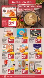 Gazetka promocyjna Aldi Nord - Von Montag - Gazetka - ważna od 16.11 do 16.11.2024 - strona 10 - produkty: alkohol, axe, beutel, burger, camembert, decke, dip, eis, Fondue, gin, grill, grillhaxe, händlmaier, Haxe, Käse, käsetheke, Laugenstange, leberkäs, Maus, nuss, reis, saft, salz, senf, Ti, tiefpreis, Weißwurst, wiener, wiener würstchen, Wild, wurst, würstchen, ZTE