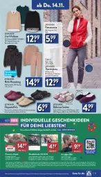 Gazetka promocyjna Aldi Nord - Von Montag - Gazetka - ważna od 16.11 do 16.11.2024 - strona 25 - produkty: aldi, angebot, Anzug, ball, Bau, baumwolle, cewe, decke, dell, ecovero, eis, elle, garnitur, gin, jeans, korb, lenzing, LG, Mode, ndk, Pantoffeln, papier, Plüsch, Pullover, reine baumwolle, reis, Ria, ring, socken, Ti, tisch, up2fashion, Wandkalender, Weste, wolle, ZTE